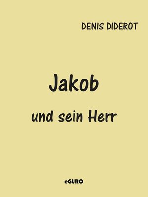 cover image of Jakob und sein Herr